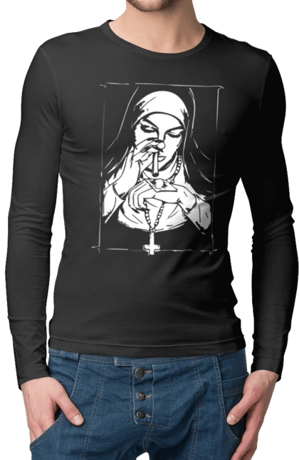 Монашка нюхає порошок