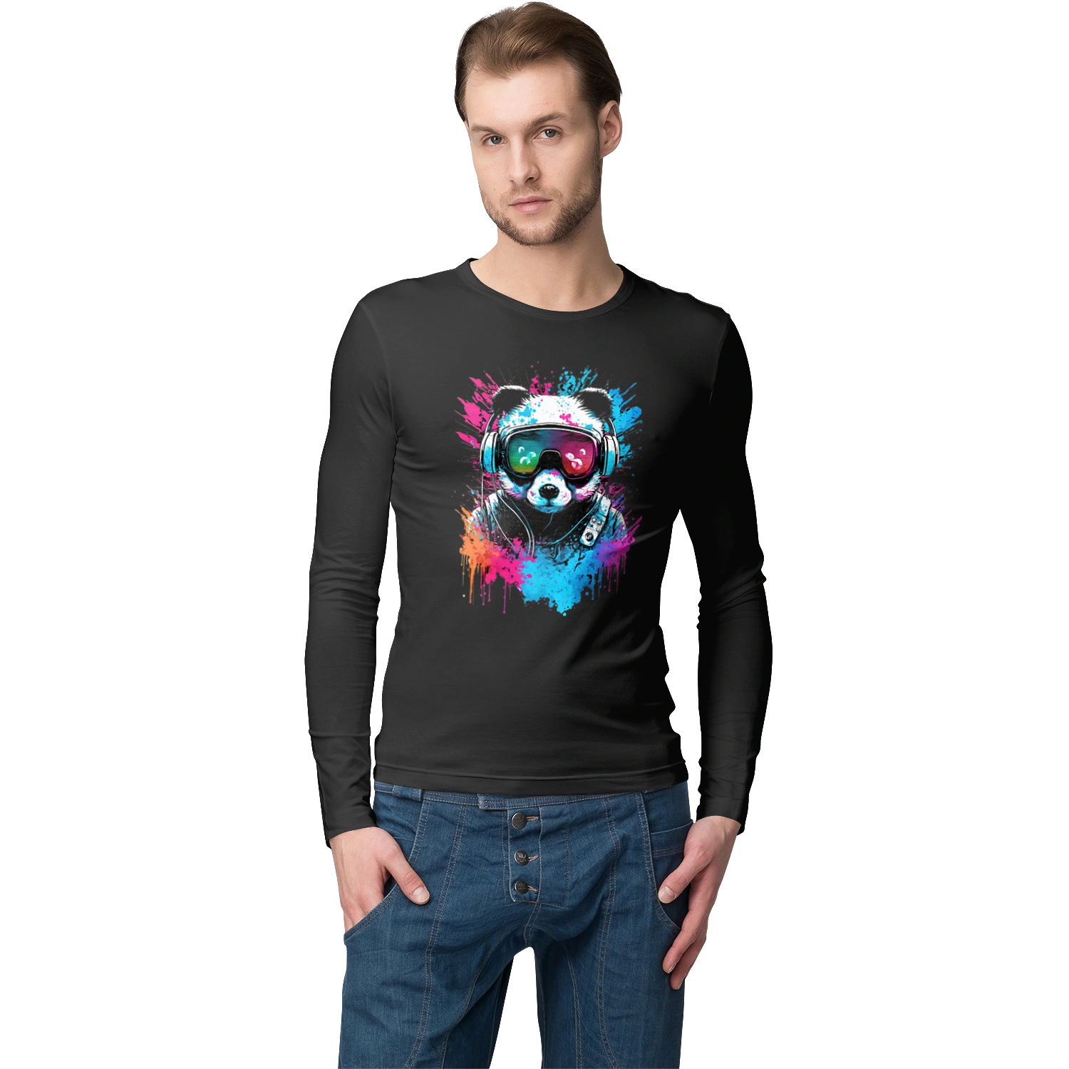 Panda in VR Helmet 3