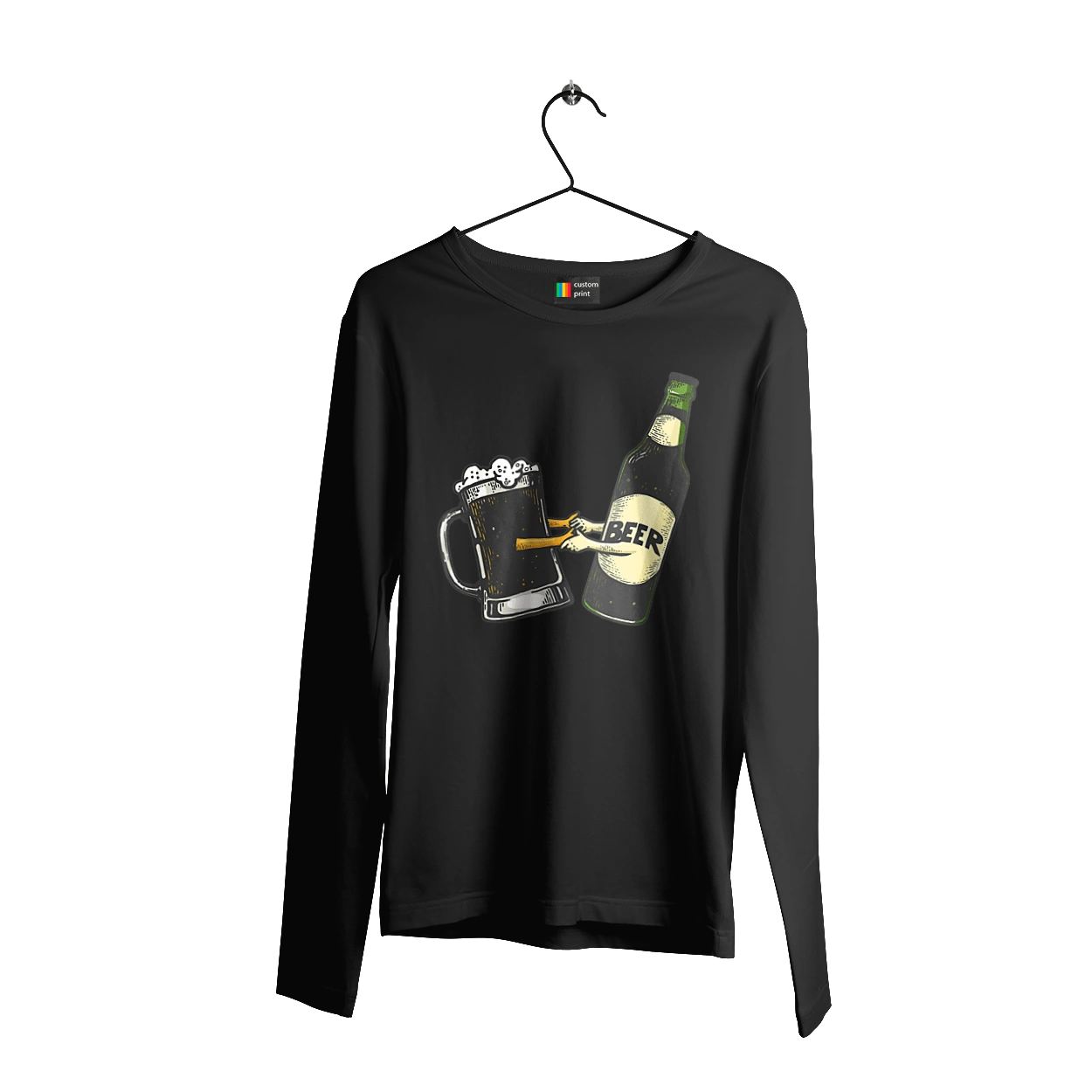 Bottle Of Beer With A Glass Of Beer