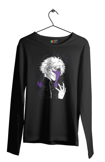 Men's longsleeve with prints Tokyo ghoul. Anime, drama, fiction, horror, kaneki ken, manga, tokyo ghoul. 2070702