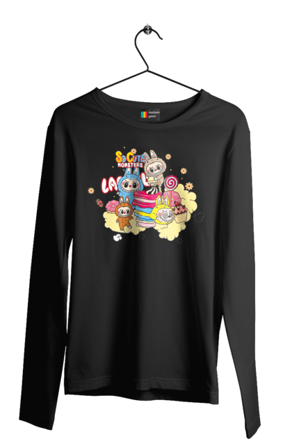Чоловічий лонгслів з принтом "Labubu". Labubu, weird cute, іграшки, лабубу. 2070702
