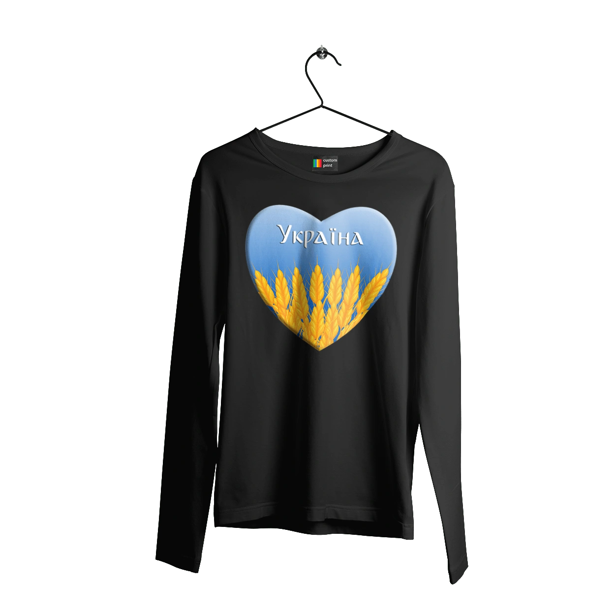 Серце з колосками Україна