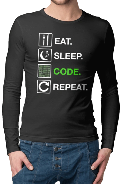 Ешь Cпи Кодь Повторяй