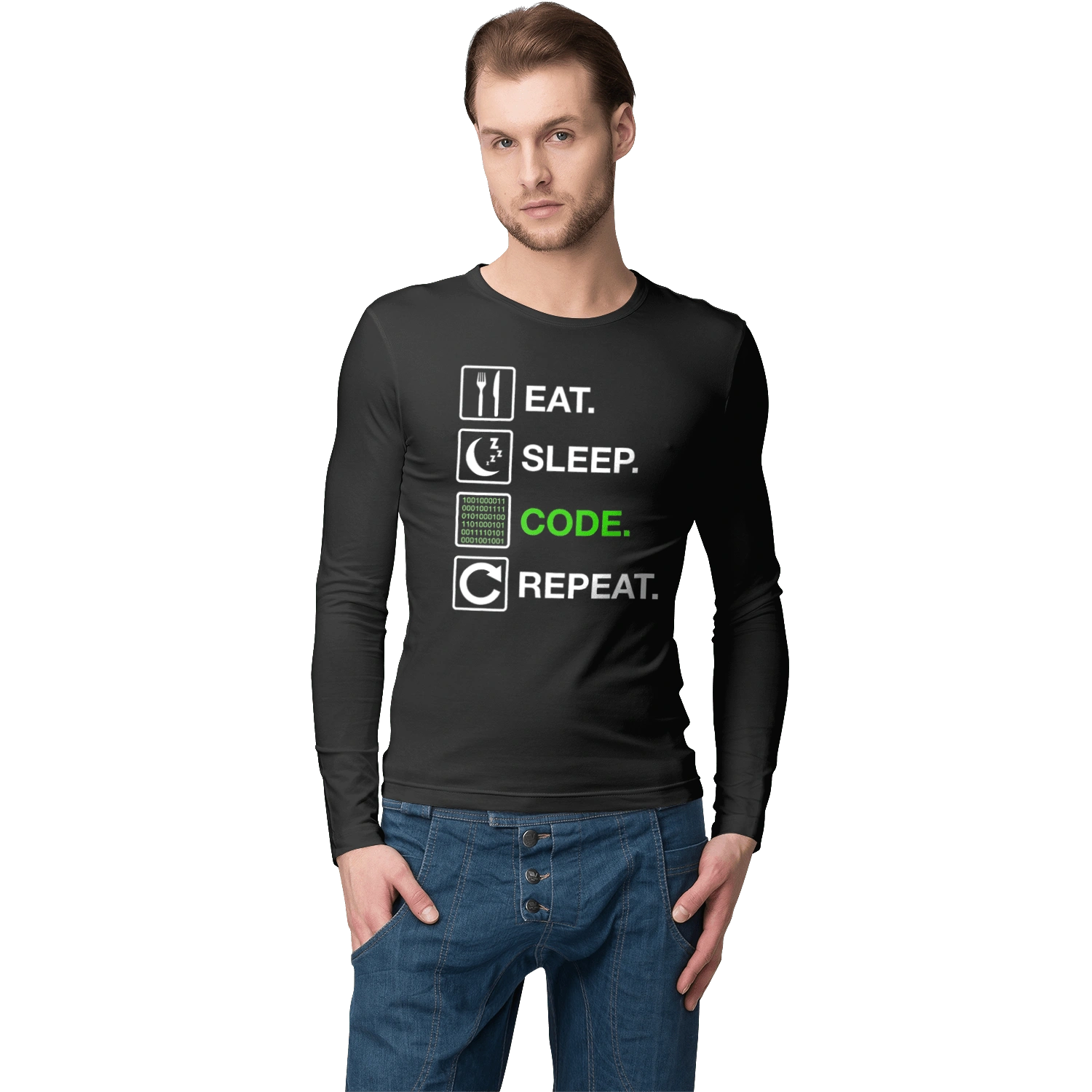 Ешь Cпи Кодь Повторяй