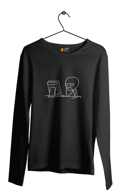 Чоловічий лонгслів з принтом "Програміст". Angular, c, css, html, it, javascript, jquery, php, python, react, svelt, vue, айтишник, айті, гумор, код, кодувати, прогер, програміст, програмісти, ти ж, ти ж програміст, тиж програміст. 2070702