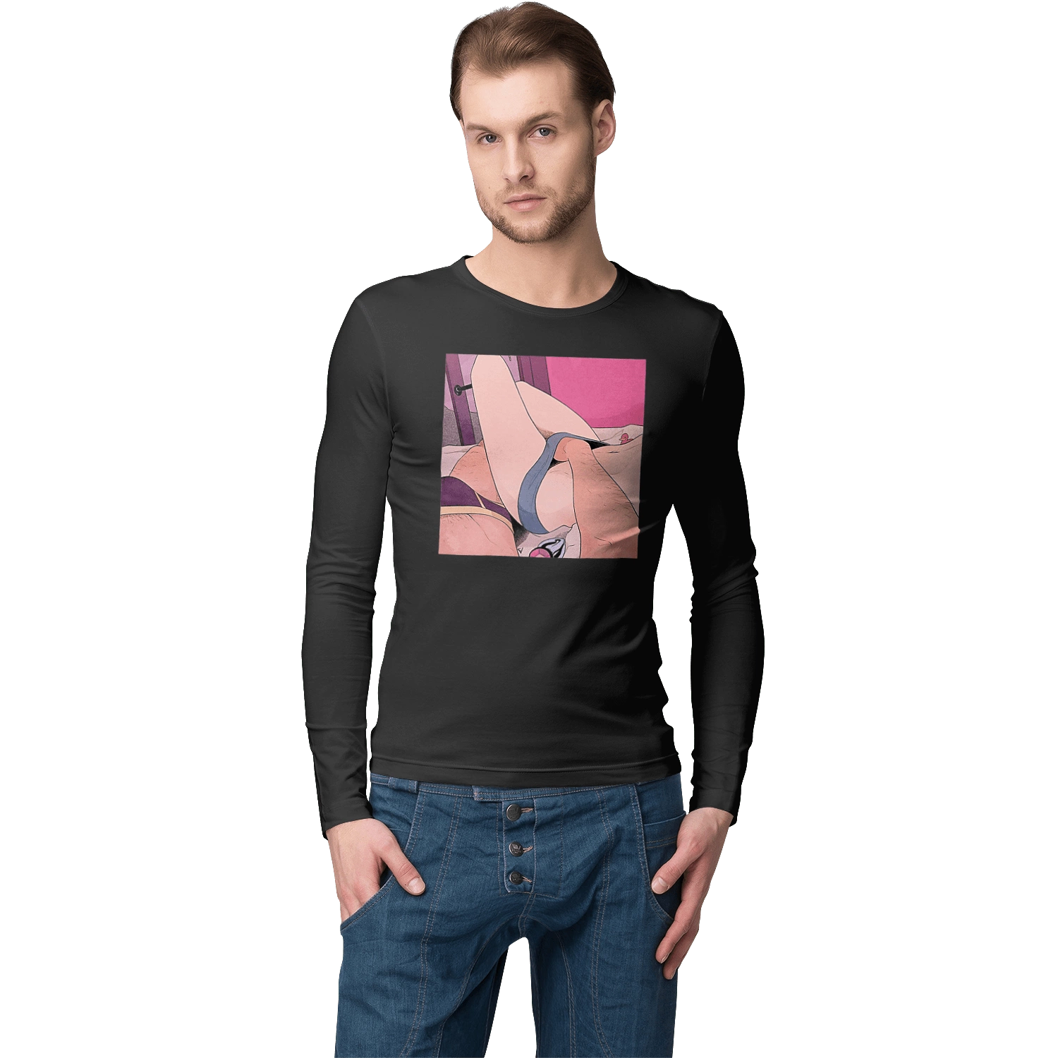 Male Hand In Women's Panties