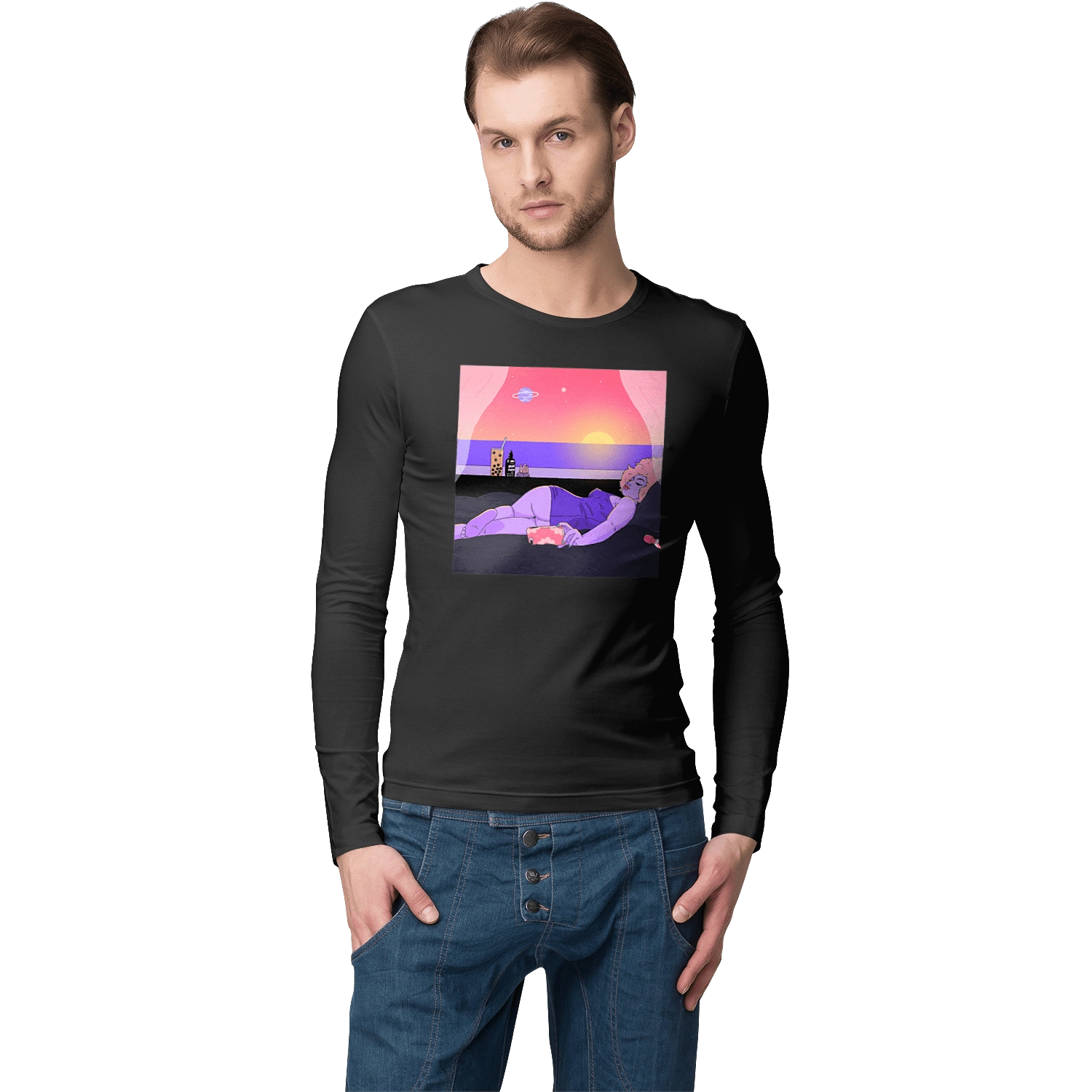 Фіолетова Дівчина На Відпочинку