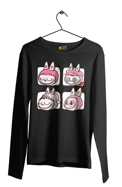 Чоловічий лонгслів з принтом "Labubu". Labubu, weird cute, іграшки, лабубу. 2070702