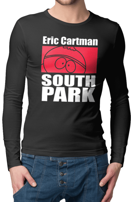 Men's longsleeve with prints South Park Cartman. Cartman, cartoon series, eric cartman, south park. 2070702