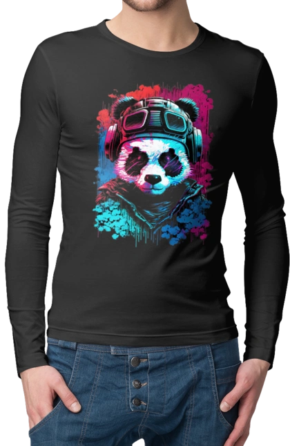 Панда в VR шолом