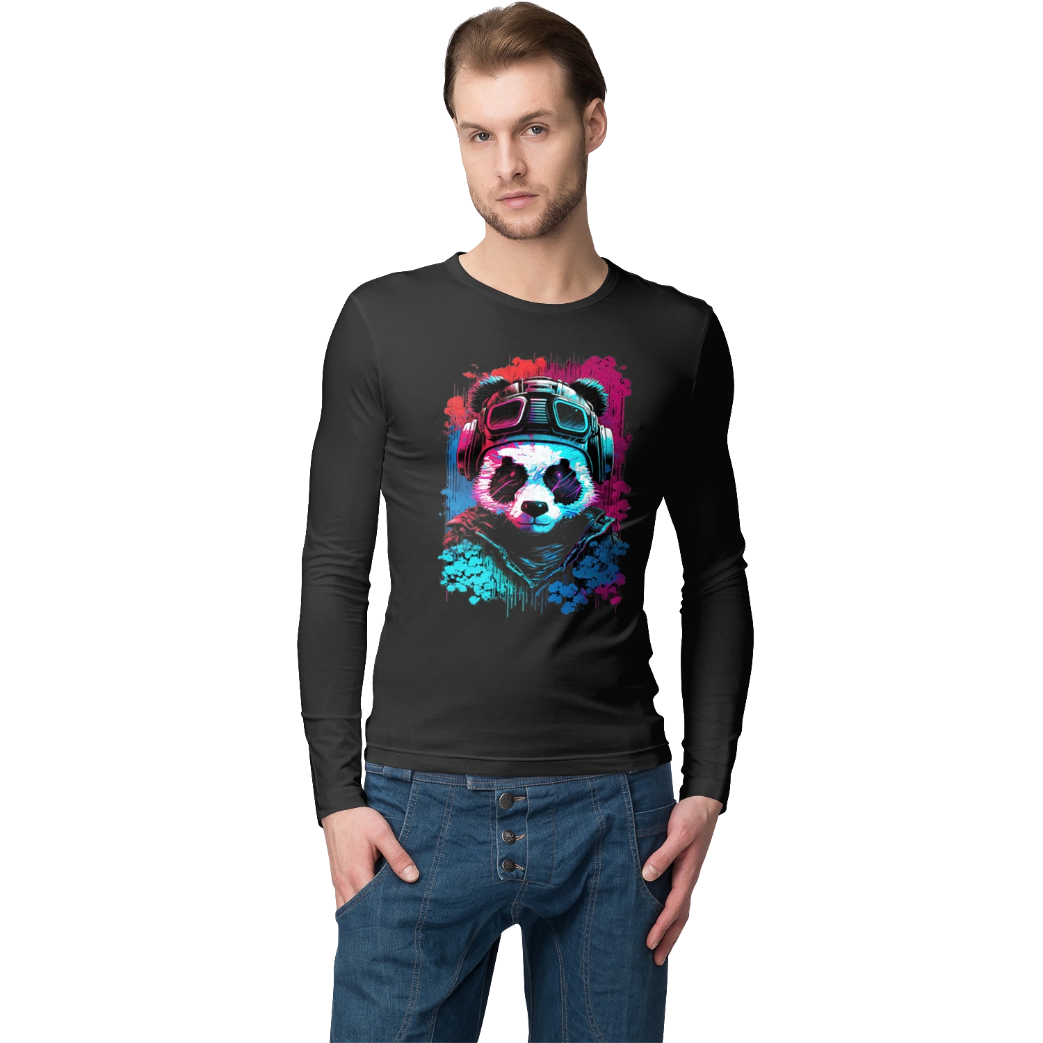 Панда в VR шолом