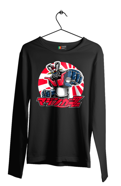 Men's longsleeve with prints Mazinger Z Grendizer. Anime, goldorak, goldrake, grendizer, manga, mazinger z, mecha, robots. 2070702