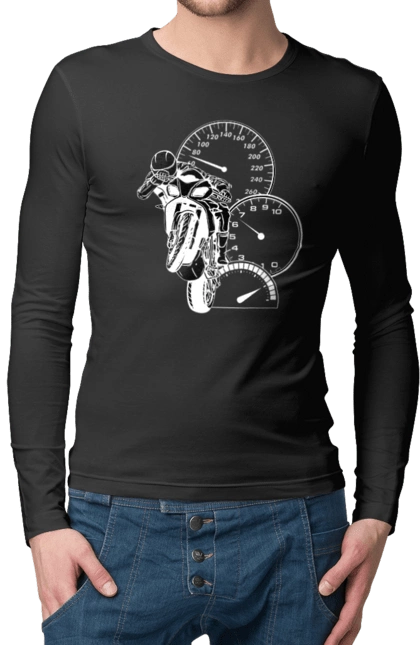 Motorcycle And Speed White