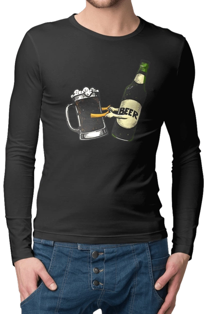 Bottle Of Beer With A Glass Of Beer