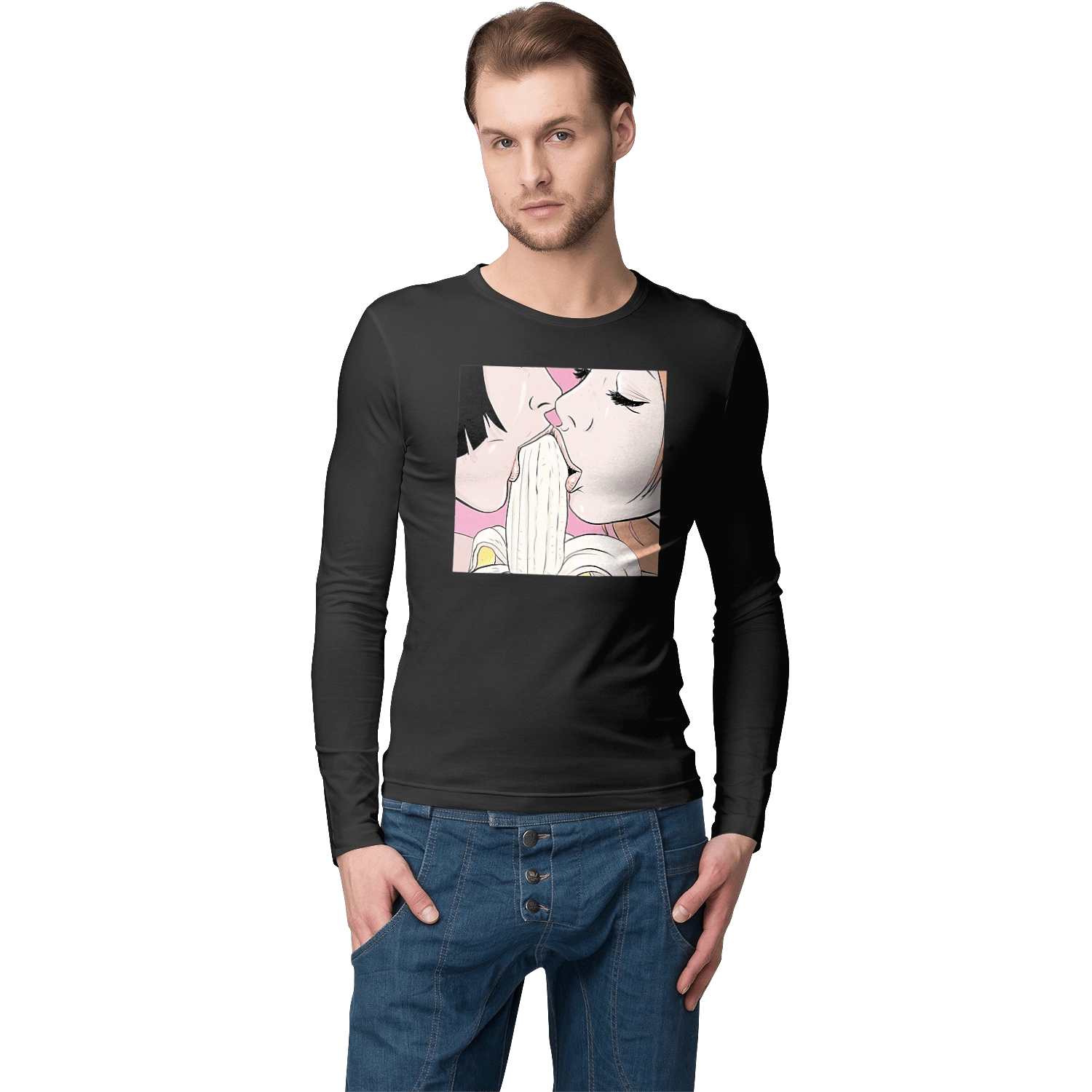 Дівчата Їдять Банан