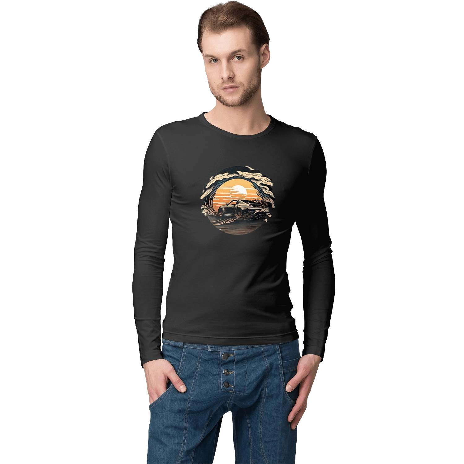 Додж на заході сонця