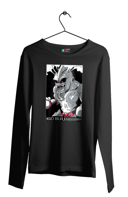 Men's longsleeve with prints Dragon Ball Majin Buu. Anime, antagonist, dragon ball, majin buu, manga, tv series. 2070702