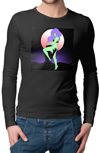 Зелена Дівчина І Місяць