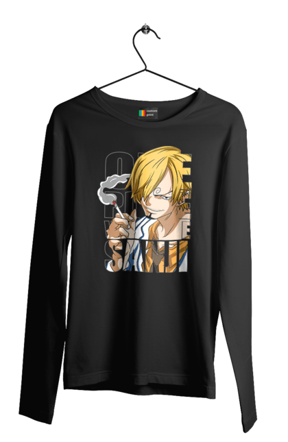 Чоловічій лонгслів з принтом "Ван Піс Вінсмок Санджи". One piece, sanji, аніме, ван пис, ван піс, вінсмок санджи, манга, санджи. 2070702