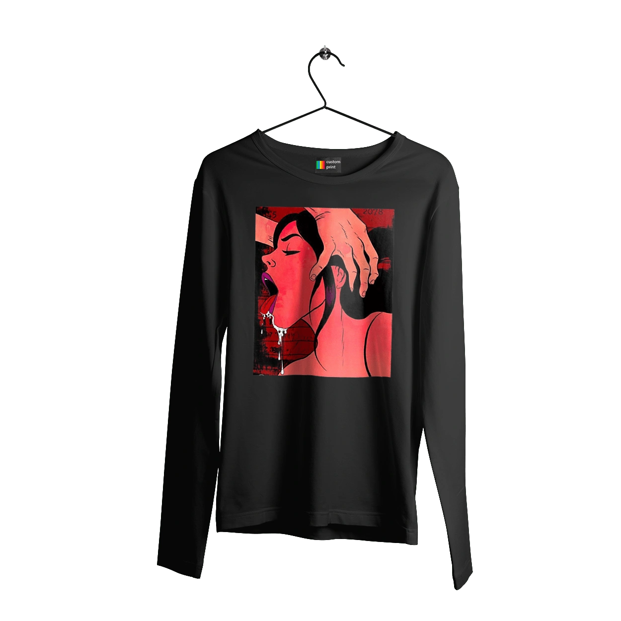 Дівчина Смокче Зі Слиною