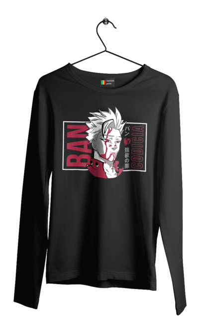 Men's longsleeve with prints Seven deadly sins Ban. Anime, ban, manga, seven deadly sins. 2070702