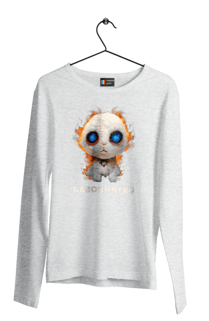 Men`s longsleeve with prints Baby cotton. Babble, baby cotton, cotton, crimea, is burning, kherson. 2070702