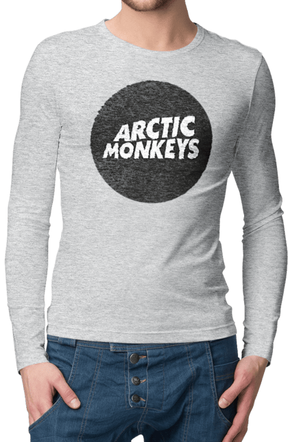 Men's longsleeve with prints Arctic Monkeys. Arctic monkeys, garage rock, group, indie rock, music, post-punk revival, psychedelic rock, rock. 2070702