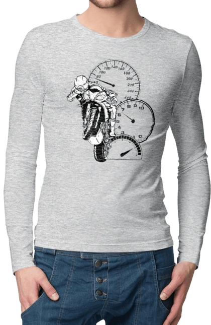 Мотоцикл Скорость Черный