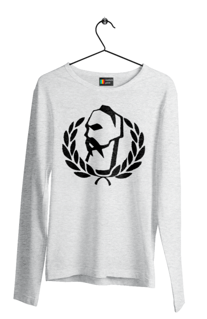 Men`s longsleeve with prints Cossack wreath. Cossack, ukraine, wreath. 2070702