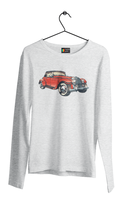Men`s longsleeve with prints Car Rarity. Car, retro. 2070702