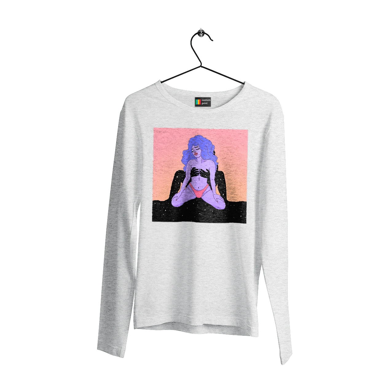 Фиолетовая Девушка В Трусиках