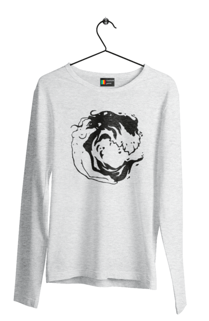 Men`s longsleeve with prints Girl wave. Girl, sea, wave. 2070702