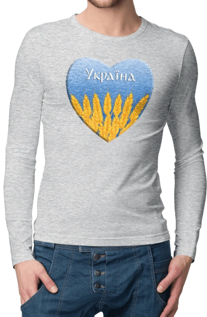 Серце з колосками Україна