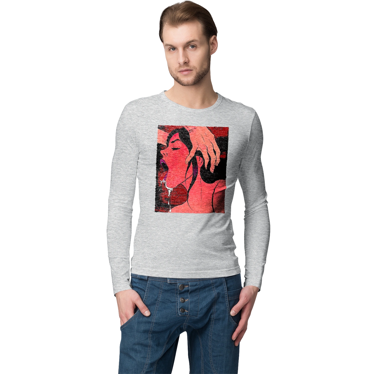 Girl Sucks With Saliva