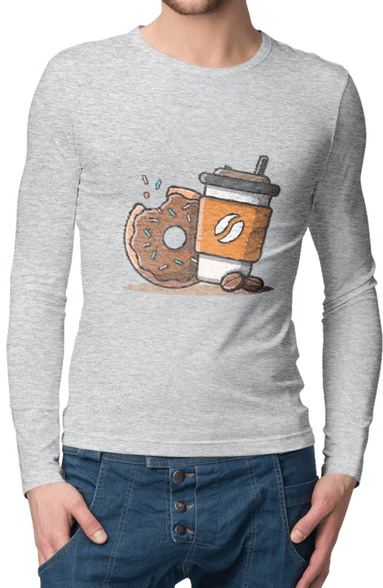 Чоловічий лонгслів з принтом "Їжа програміста". Angular, c, css, html, it, javascript, jquery, php, python, react, svelt, vue, айтишник, айті, гумор, код, кодувати, прогер, програміст, програмісти, ти ж, ти ж програміст, тиж програміст. 2070702