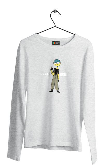 Men`s longsleeve with prints Our Crimea. Patriotic drawings, patriotic inscriptions, patriotism, war. 2070702