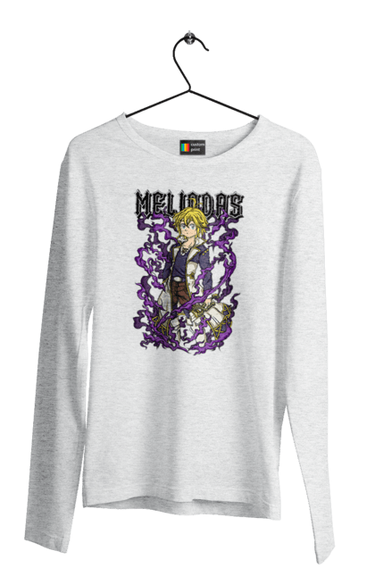 Men's longsleeve with prints Seven Deadly Sins Meliodas. Anime, dragon sin, manga, meliodas, seven deadly sins. 2070702