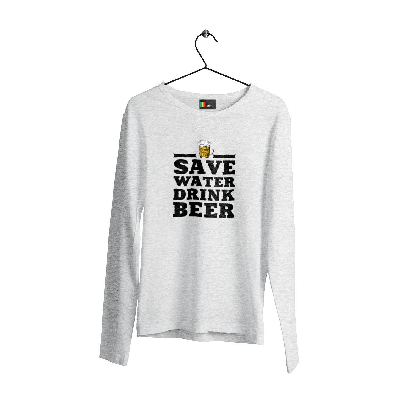 Save water, drink beer (black)