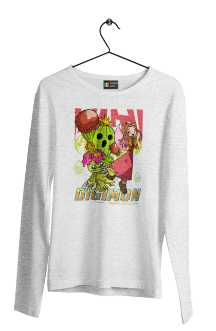 Чоловічий лонгслів з принтом "Digimon Мімі Татікава". Bandai, digimon, digital monsters, mimi tachikawa, аніме, віртуальні вихованці, манга, медіафраншиза, мімі татікава. 2070702