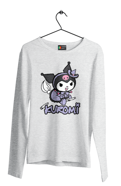 Чоловічій лонгслів з принтом "Хелло Кітті Куромі". Hello kitty, аніме, куромі, моя мелодія, персонаж, санріо, хелло кітті. 2070702