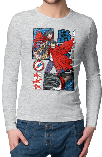 Men's longsleeve with prints Akira Tetsuo Shima. Akira, anime, cyberpunk, manga, tetsuo shima. 2070702