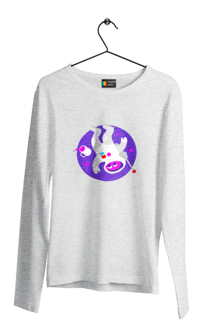 Чоловічий лонгслів з принтом "Космічний програміст". Angular, c, css, html, it, javascript, jquery, php, python, react, svelt, vue, айтишник, айті, гумор, код, кодувати, прогер, програміст, програмісти, ти ж, ти ж програміст, тиж програміст. 2070702