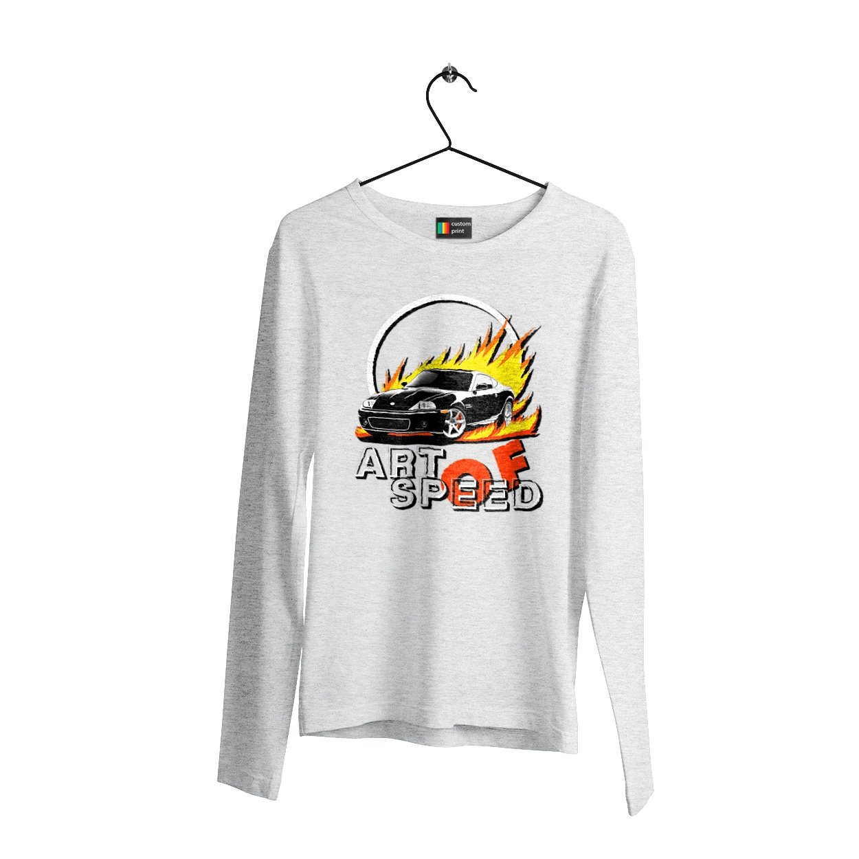 Машина в огне