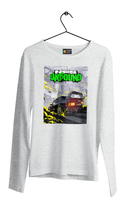 Men`s longsleeve with prints Need for Speed Unbound. Heat, need, need for speed, nfs, speed, unbound. 2070702