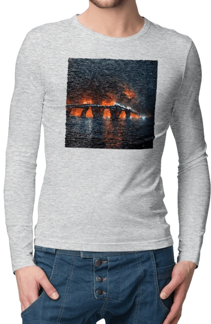 The Crimean bridge is on fire