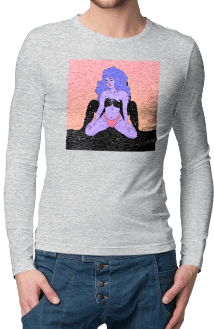 Фиолетовая Девушка В Трусиках