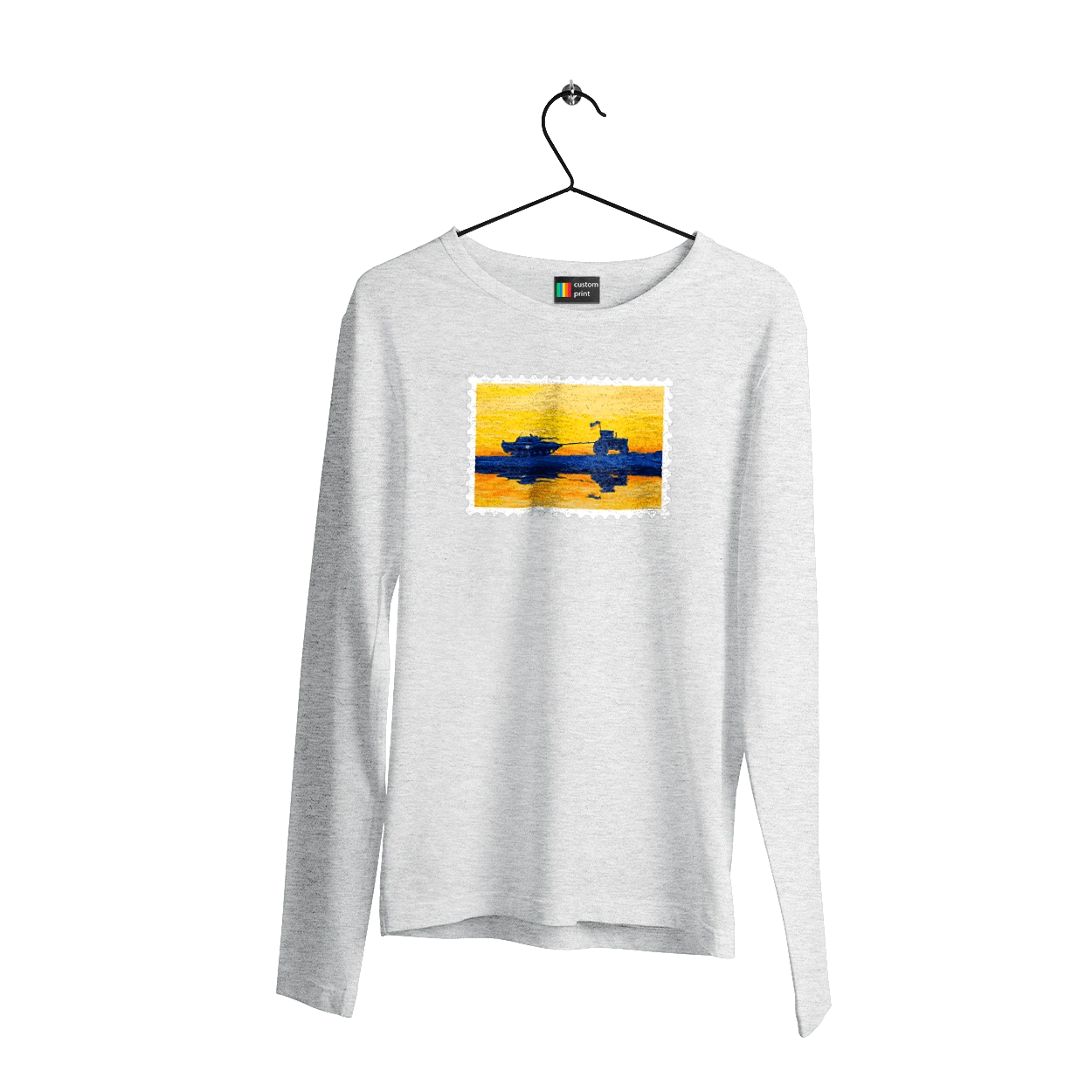 New brand, tractor pulling tank