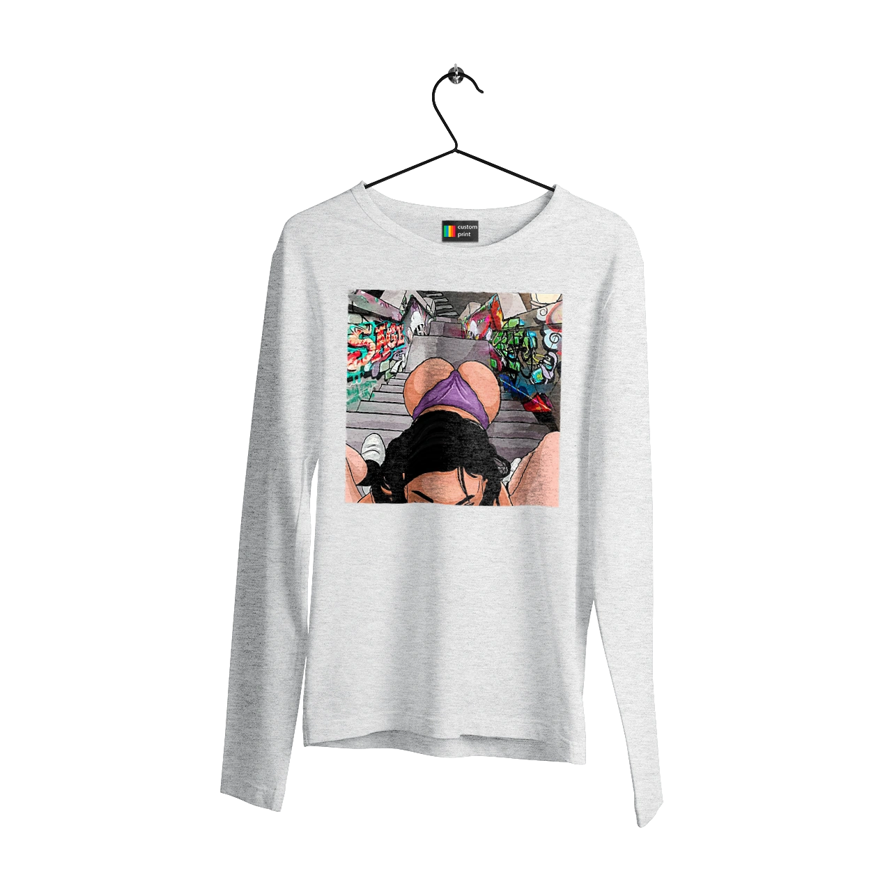 Girl On Her Knees In Front Of A Boy