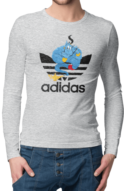 Men's longsleeve with prints Adidas Genie. Adidas, adidas, aladdin, cartoon, character, genie, ginny. 2070702