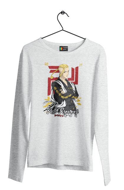 Men's longsleeve with prints Tokyo Revengers Draken. Anime, draken, ken ryuguji, ken-chin, manga, serial, tokyo manji gang, tokyo revengers. 2070702